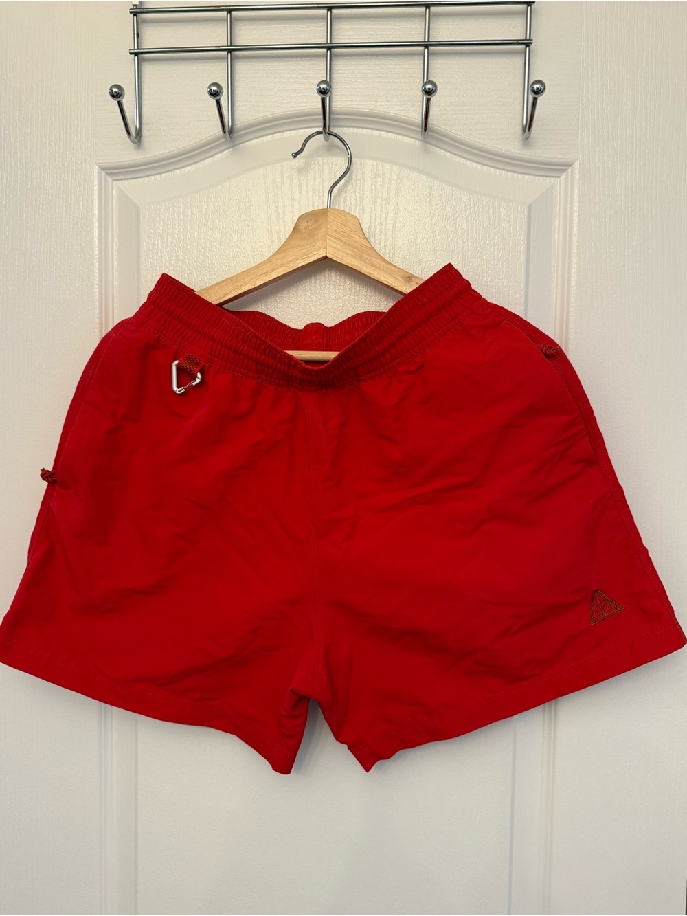 acg nike women’s red shorts